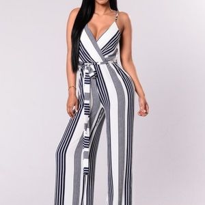 Nautical Navy Jumpsuit from FashionNova